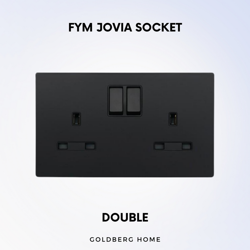 FYM Jovia Switch and Socket - Black