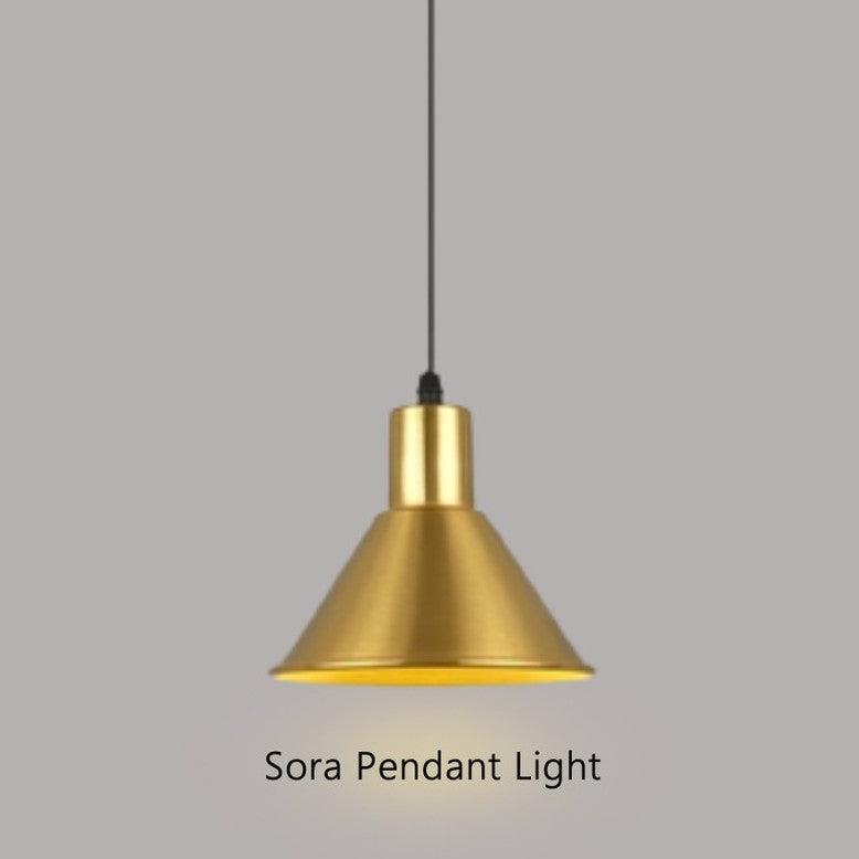 Sora Pendant Light Golden Minimalist Nordic Golden Pendant Light Goldberg Home SG
