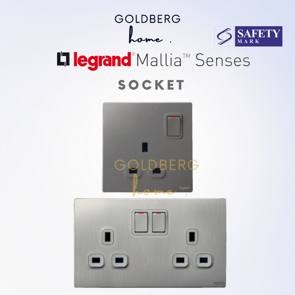 Legrand Mallia Senses 2022 Switch Safety Mark Approved Goldberg Home SG