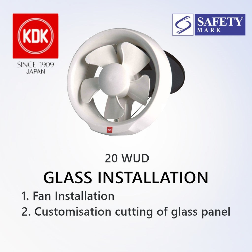 KDK 15 / 20 WUD Exhaust Fan suitable for SG HDB Condo Landed | Hassle-free installation | Goldberg Home SG