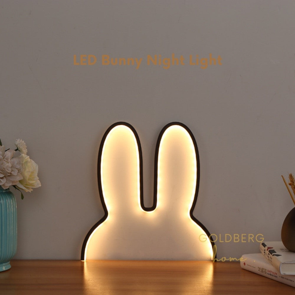 LED Kids Bunny Wall Night Light Goldberg Home SG