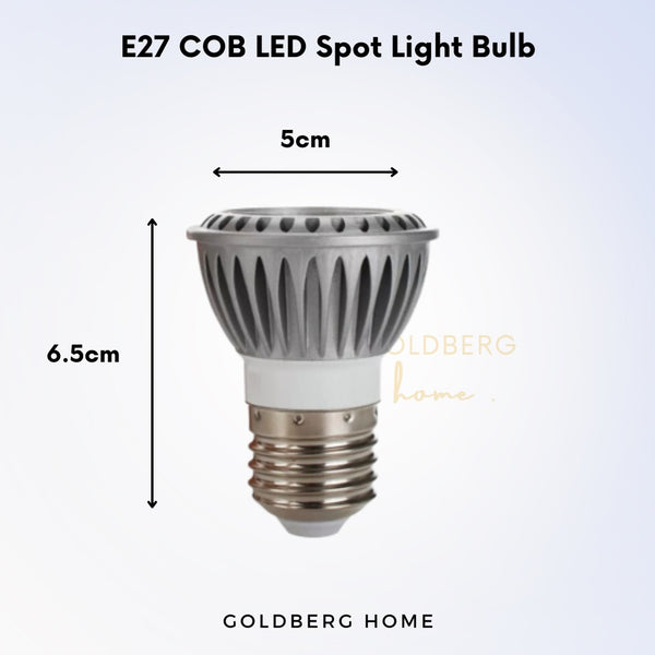 E27 COB LED Spot Light Bulb - 5W Warm White