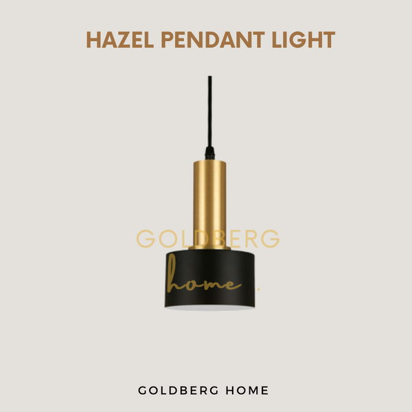 Hazel Minimalist Nordic Golden Pendant Light Goldberg Home SG