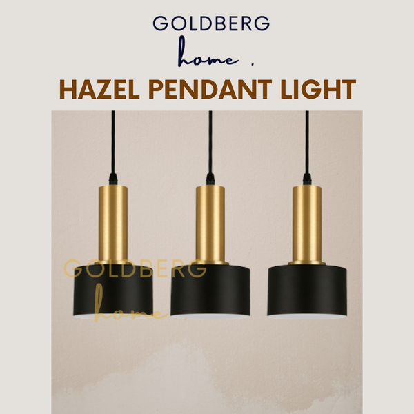 Hazel Minimalist Nordic Golden Pendant Light Goldberg Home SG