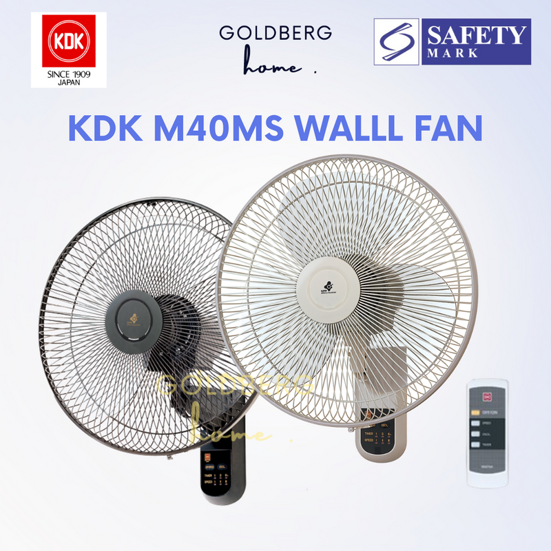 KDK M40MS Wall Fan Goldberg Home SG