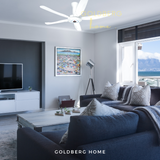 KDK Z60WS Remote Controlled Ceiling Fan Goldberg Home SG