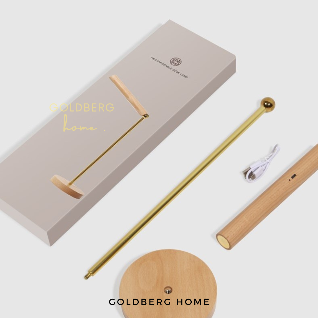 Close Up of Kiyo LED Table Lamp | USB Rechargeable Table Lamp | Goldberg Home SG