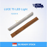 Luce T5 LED Integrated Light Tube Cabinet Light Goldberg Home SG
