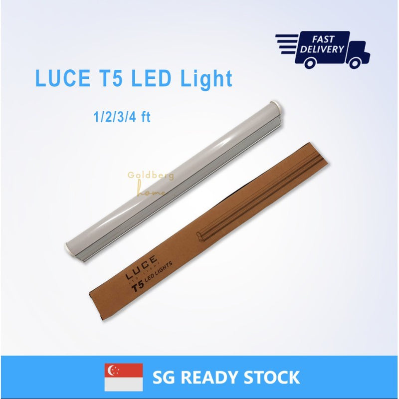 Luce T5 LED Integrated Light Tube 1ft 2ft 3ft 4ft Cabinet light