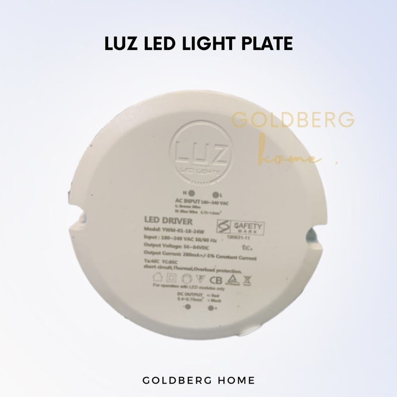Luz LED Light Plate Goldberg Home SG