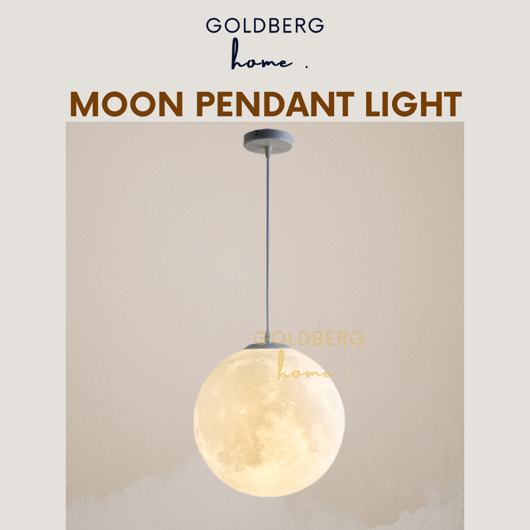 Goldberg Moon Pendant Light suitable for SG HDB Condo Landed | Sleek Pendant Light | Goldberg Home SG