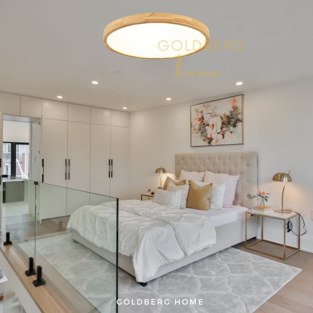 Mozu Beechword Ceiling Light suitable for Bedroom Room | Nordic Style Ceiling Light | Goldberg Home SG