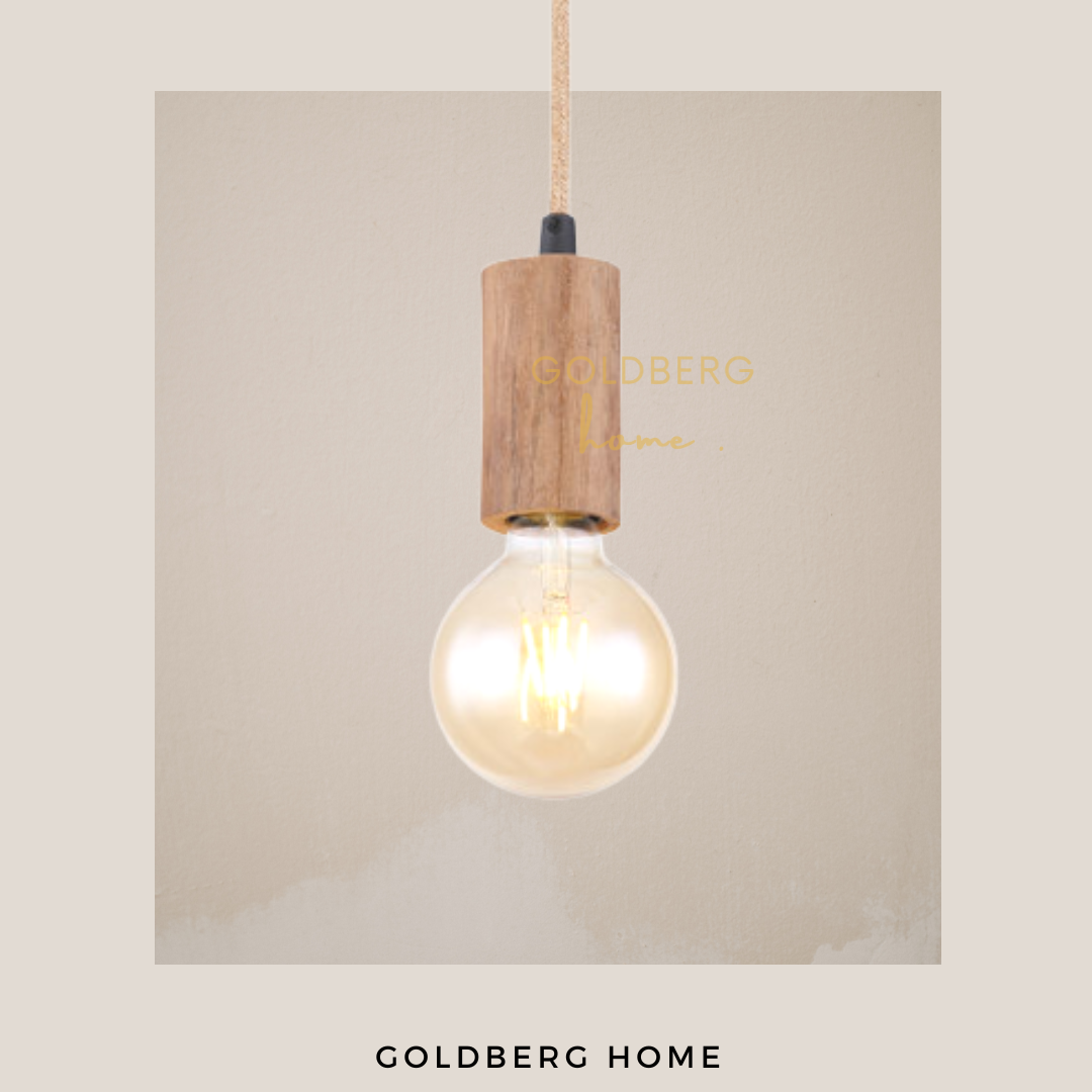Nara Wood Pendant Light Goldberg Home SG
