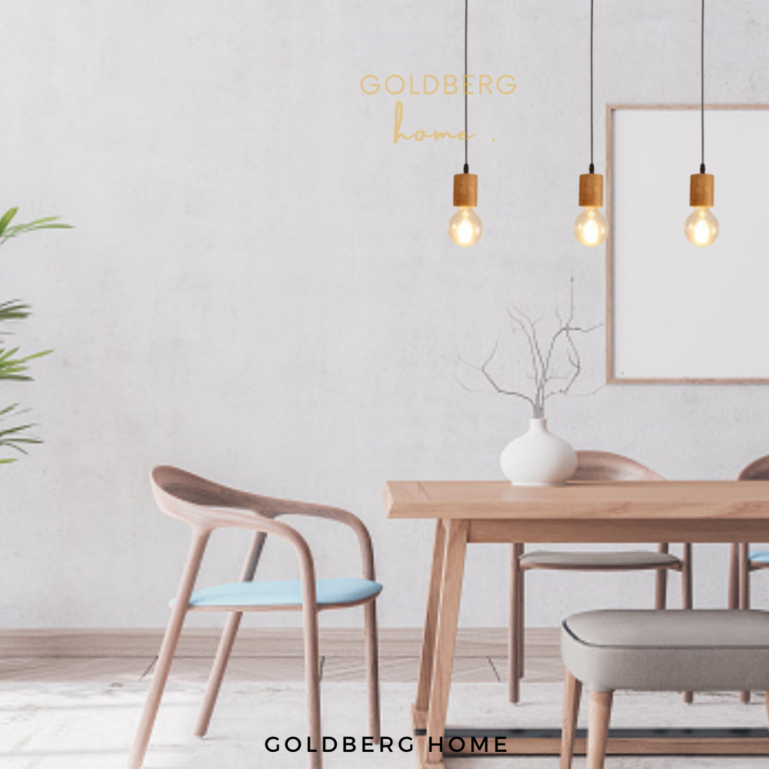 Nara Wood Pendant Light Goldberg Home SG