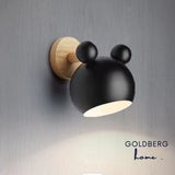 Goldberg Mickey Wall Lamp Light - Black White