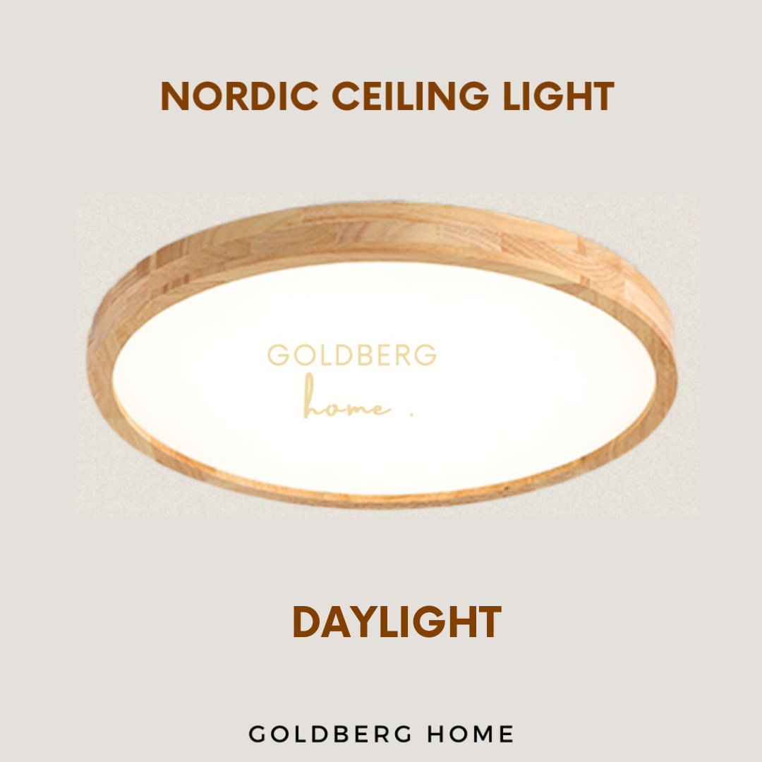 Light Temperature of Mozu Beechword Ceiling Light | Nordic Style Ceiling Light | Goldberg Home SG