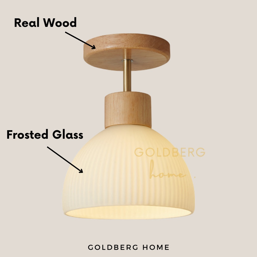 Okinawa Wooden Spot Light Goldberg Home SG