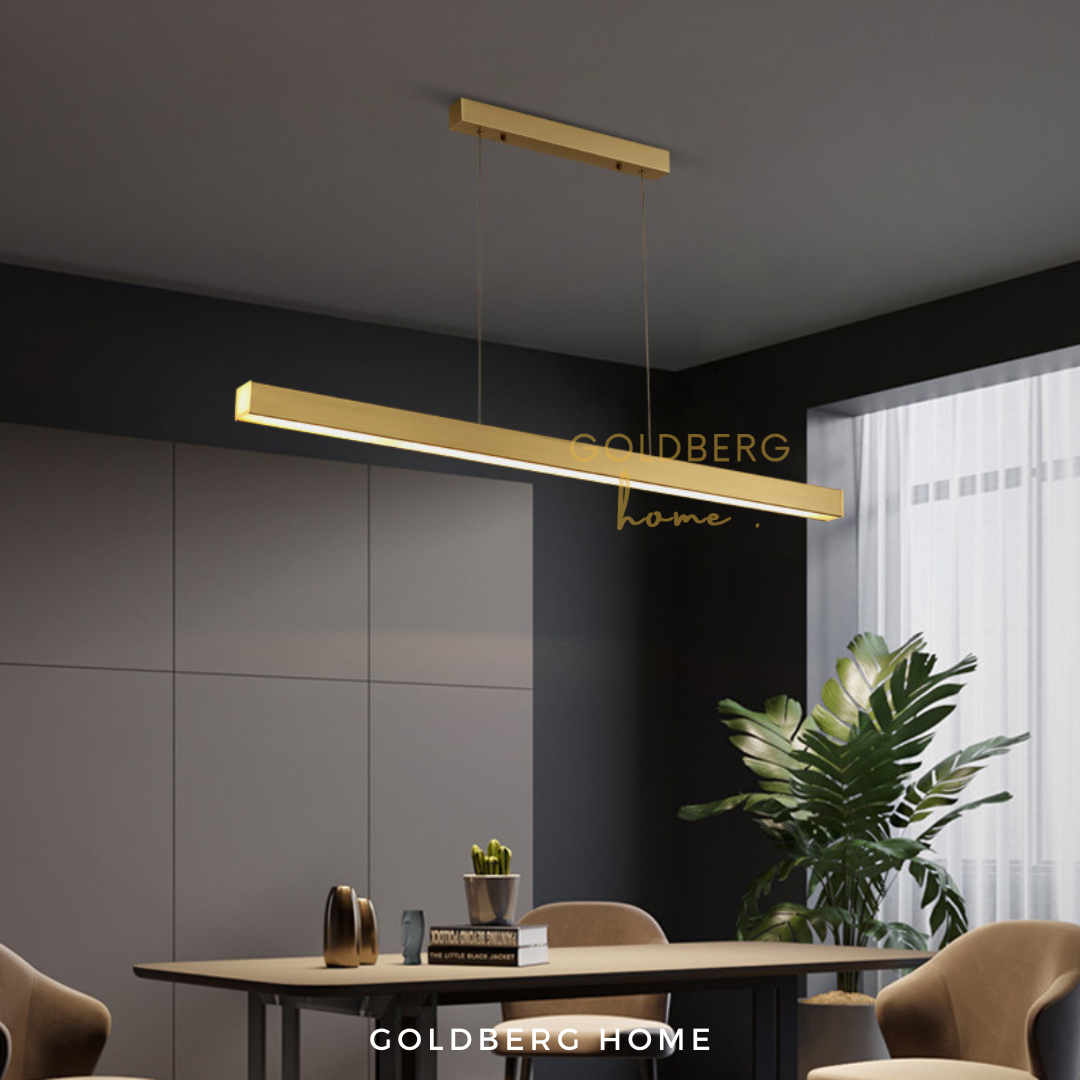 Orleans Golden Pendant Light for Dinning Room | Golden Pendant Light | Goldberg Home SG