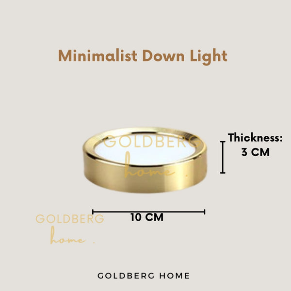 Paris Minimalist Downlight 10CM 9W - Luxe gold