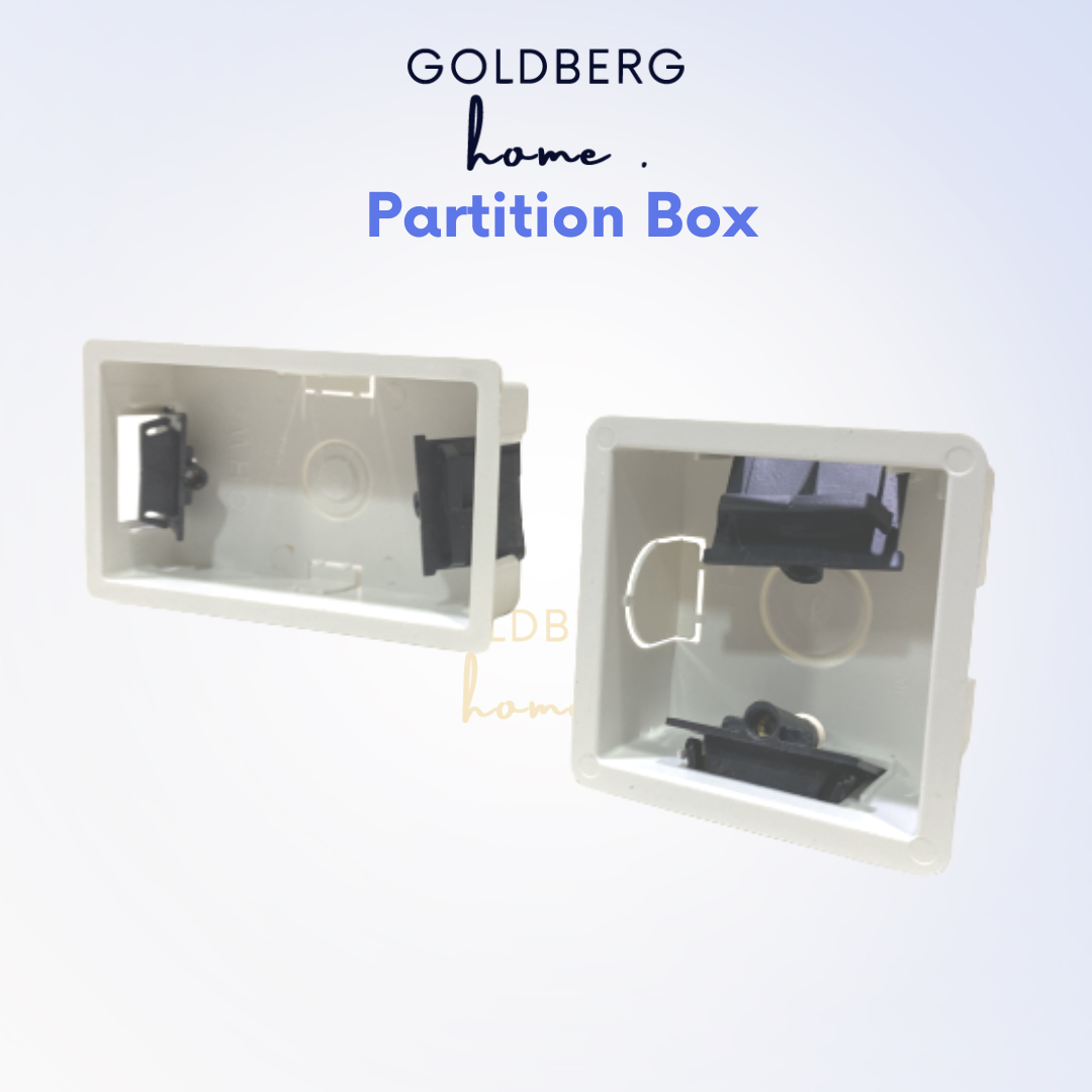 1 Gang 2 Gang Partition Box Standard Size | Goldberg Home SG