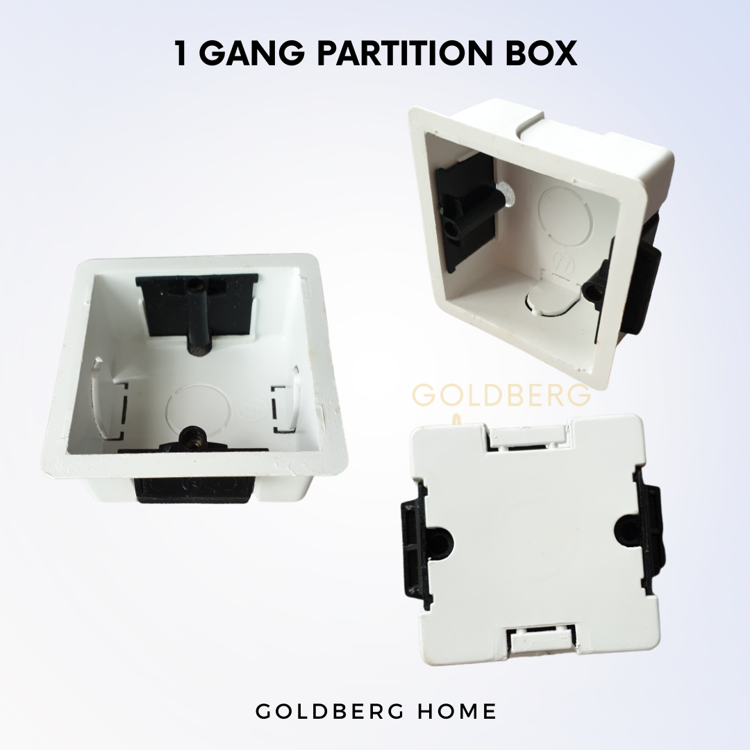 1 Gang 2 Gang Partition Box Standard Size | Goldberg Home SG