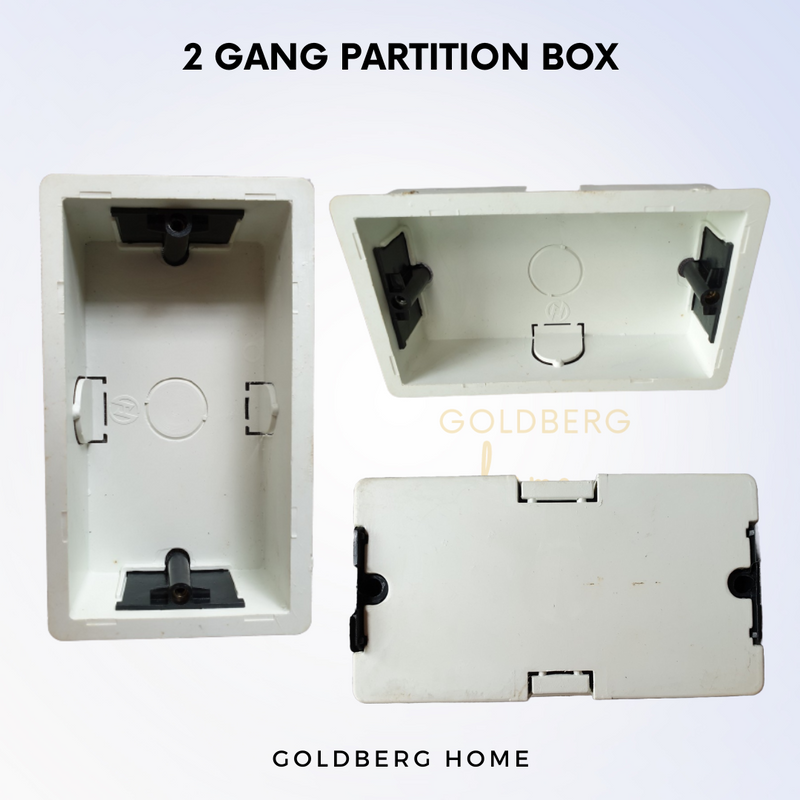 1 Gang 2 Gang Partition Box Standard Size | Goldberg Home SG