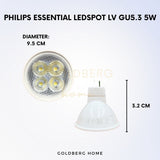 Philips GU5.3 5W Essential LED Spot Light Goldberg Home SG