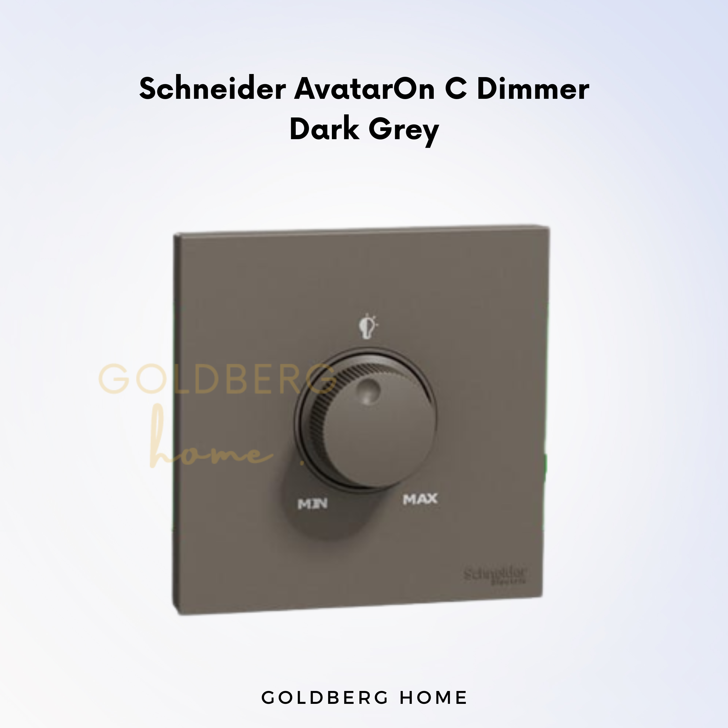 Schneider Avataron C 240V 250W Universal Dimmer with Switch Goldberg Home SGSchneider Avataron C 240V 250W Universal Dimmer with Switch Goldberg Home SG