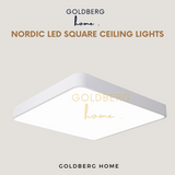 Nordic Square LED Ceiling Light Goldberg Home SG