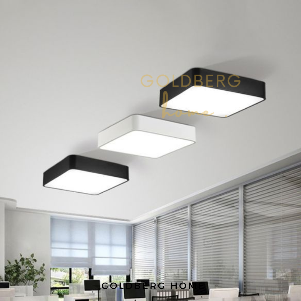 Nordic Square LED Ceiling Light Goldberg Home SG