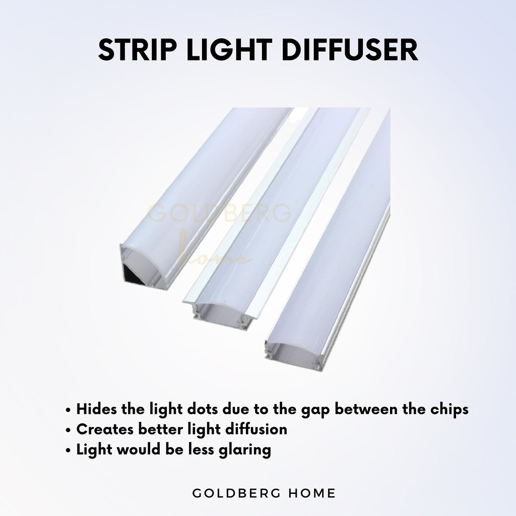 Strip Light Diffuser – Goldberg Home