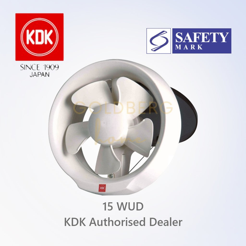 KDK 15 / 20 WUD Exhaust Fan suitable for SG HDB Condo Landed | Window Exhaust Fans | Goldberg Home SG