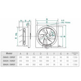 KDK 20AUH 25AUH Exhaust Fan Goldberg Home SG