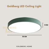 23cm and 30cm diameter specs for Edinburgh Gold LED light, 5cm ultra-thin profile for low ceiling BTOs.