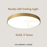 Light Temperature of Edinburgh Premium LED Ceiling Light | Nordic Ceiling Light | Goldberg Home SG