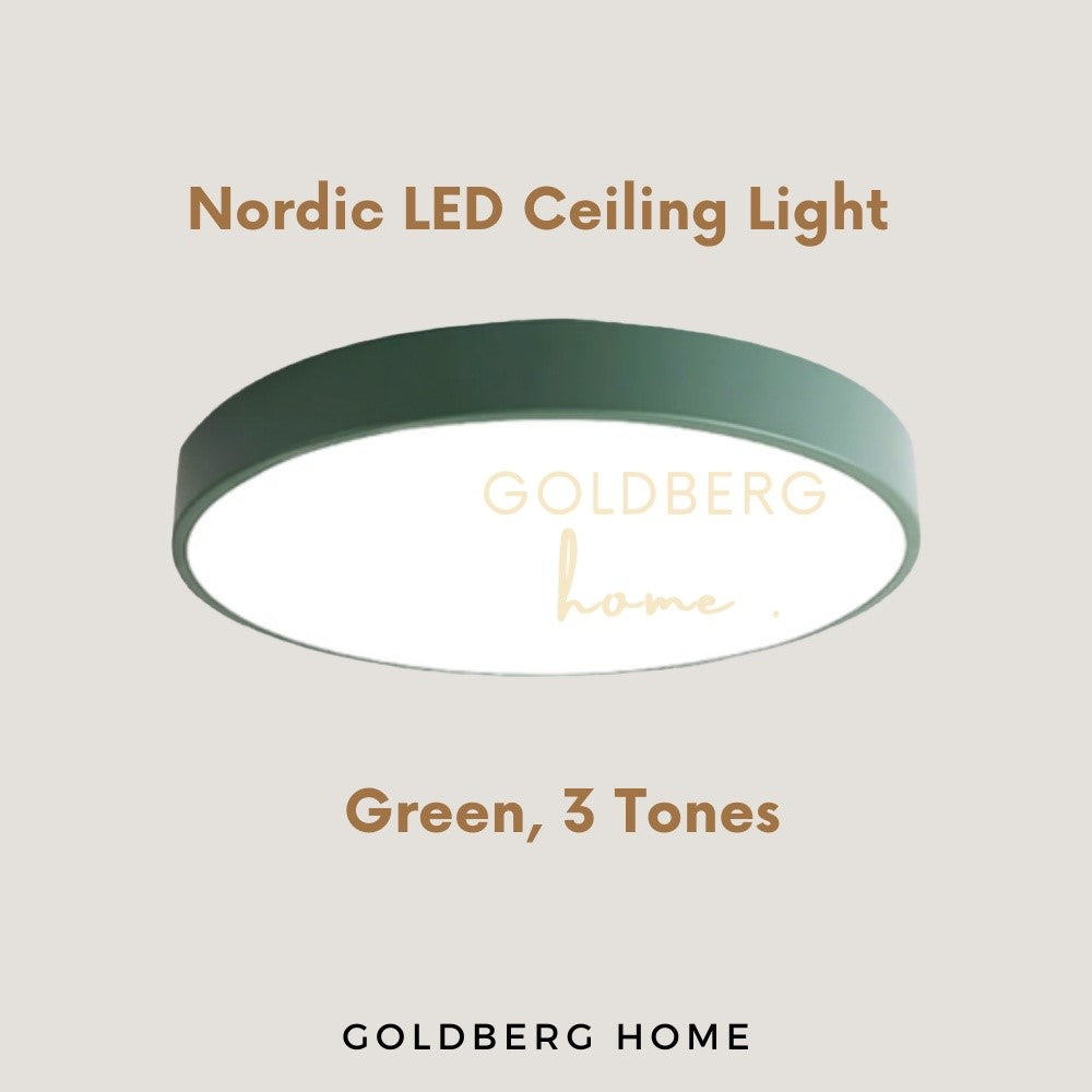Green Edinburgh Premium LED with 3-Tone. Goldberg Home flexible green lighting for versatile SG homes.