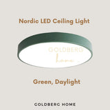 Green Edinburgh Premium LED in Daylight. Goldberg Home nature-themed light for bright Singapore playrooms.