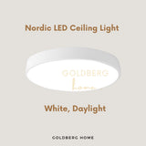 White Edinburgh Premium LED in Daylight. Goldberg Home crisp white light for Singapore HDB service yards.