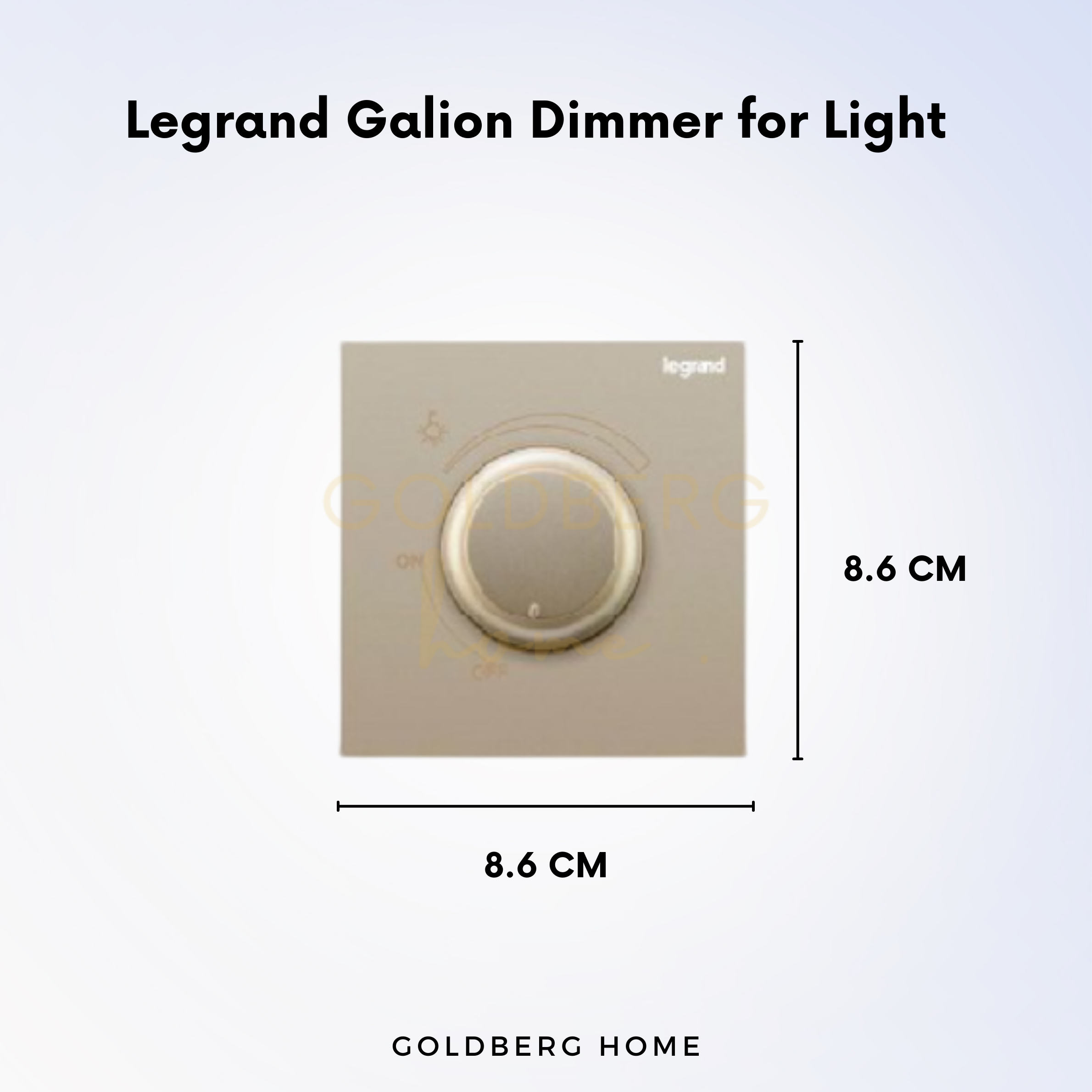 Technical wattage and load specs for Legrand Galion LED dimmer, compatible with Singapore LED downlights.