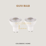Goldberg Home Nacht Luxe wall lamp with gold rim, premium GU10 spotlight for modern SG interiors.