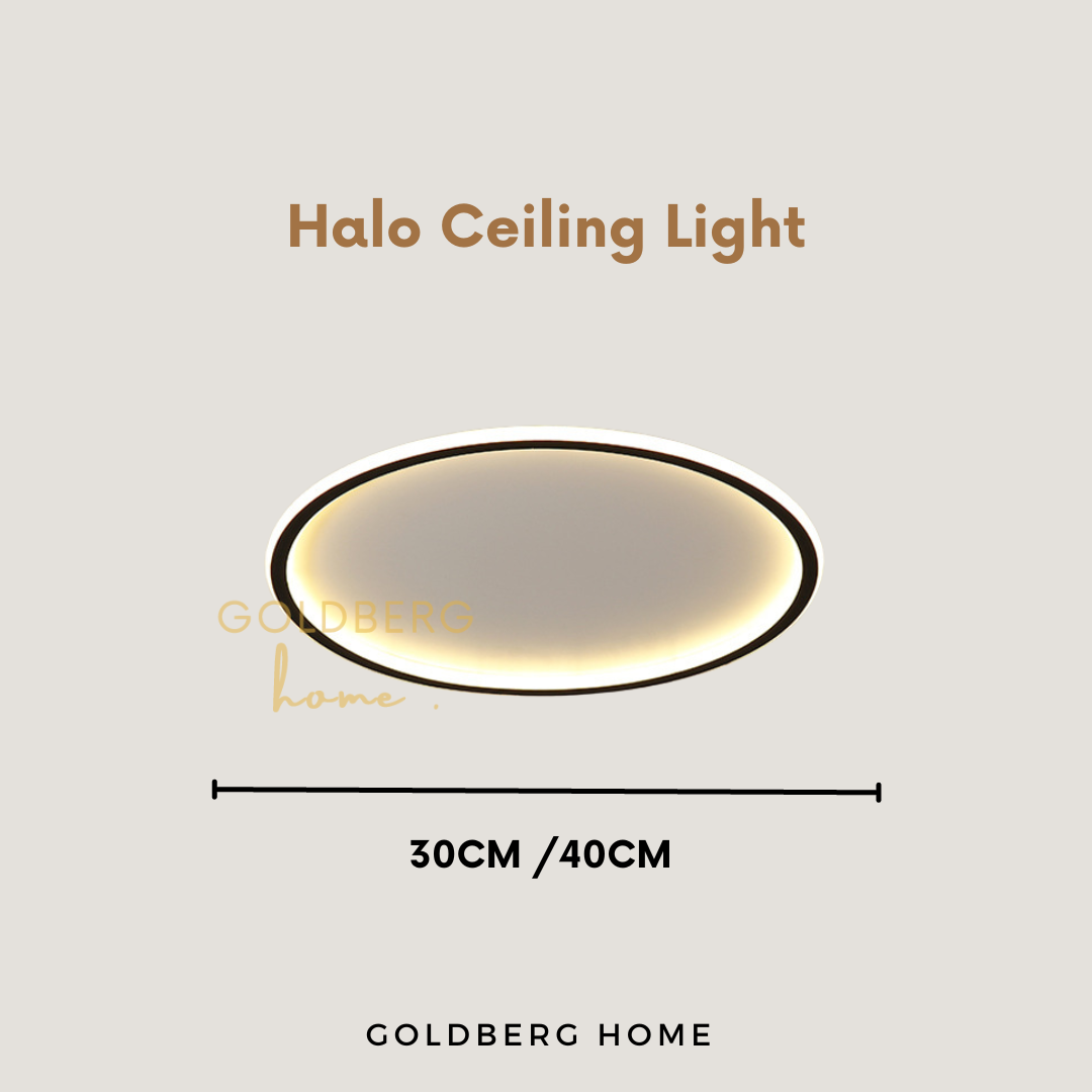 Halo Ceiling Light Goldberg Home SG