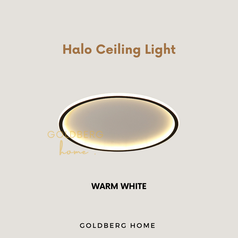 Halo Ceiling Light 36W 50W - 30/40CM - Warm White 3Tones