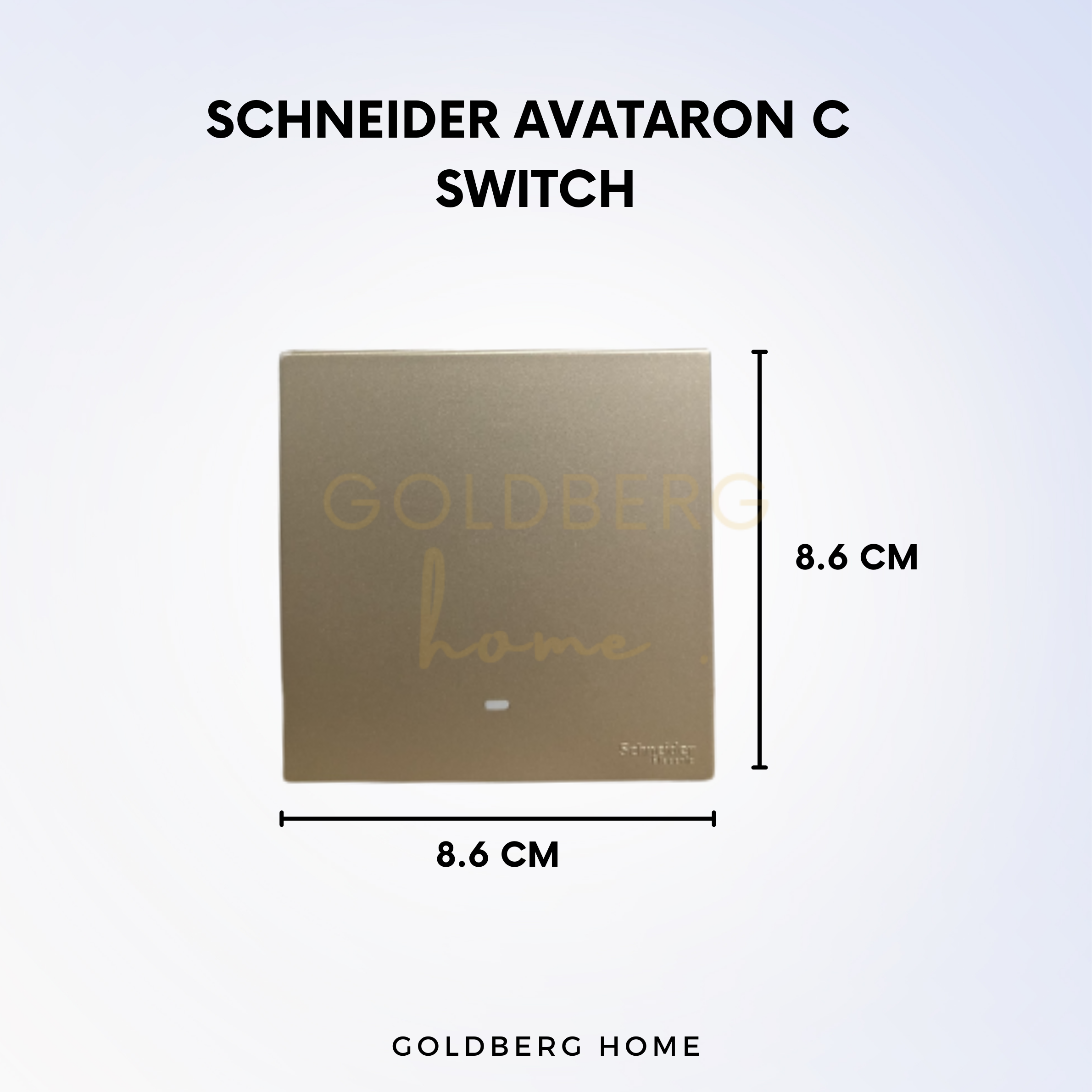 Plate dimensions and mounting depth for Schneider AvatarON C switches and sockets for Singapore wall boxes.